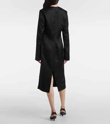 Abito midi in raso | Toteme