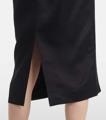 Abito midi in raso | Toteme