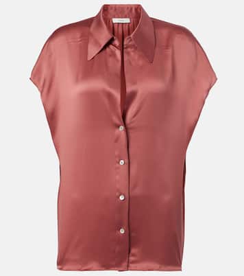 Silk satin blouse | Vince