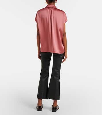 Silk satin blouse | Vince