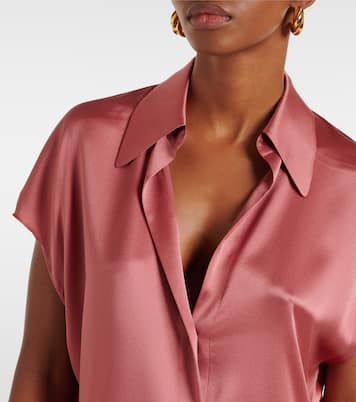 Silk satin blouse | Vince