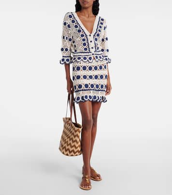 Minigonna Bouquette in crochet di cotone | Anna Kosturova