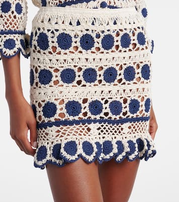 Minigonna Bouquette in crochet di cotone | Anna Kosturova
