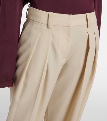 Daytona high-rise wide-leg pants | The Frankie Shop