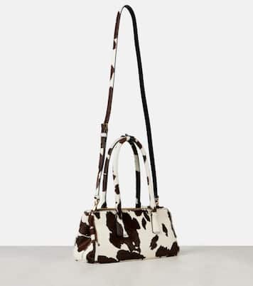 Galleria Small calf hair shoulder bag | Prada