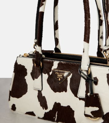 Galleria Small calf hair shoulder bag | Prada
