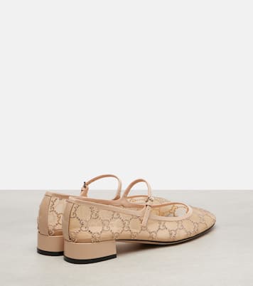 Charline GG mesh Mary Jane flats | Gucci