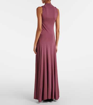 Vestido largo Vina de crepé | Tove