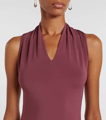 Vestido largo Vina de crepé | Tove