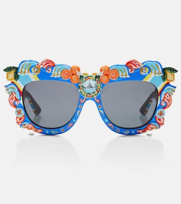 Gafas de sol redondas Taormina con DG | Dolce&Gabbana