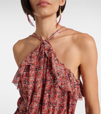 Betty gathered  semi-sheer minidress | Marant Etoile
