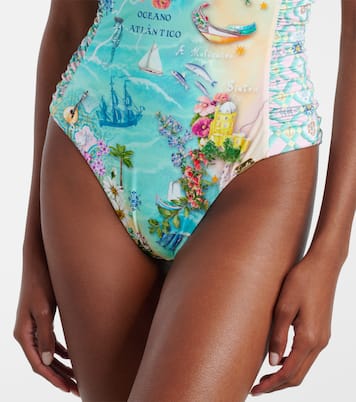 Maillot de bain imprimé à ornements  | Camilla