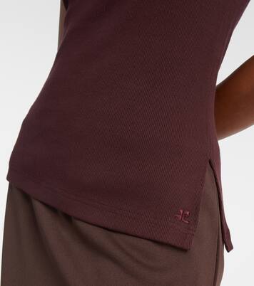 Transverse '90s cotton top | Courrèges