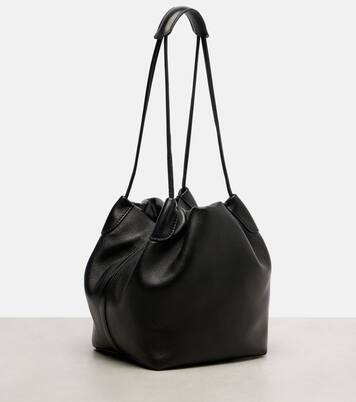 Bale Softy 스몰 레더 버킷 백 | Loro Piana