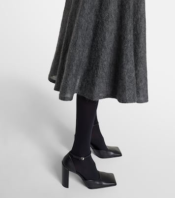Mohair and wool-blend midi skirt | Alaïa
