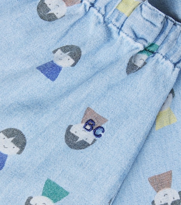 Baby printed cotton-blend straight pants | Bobo Choses