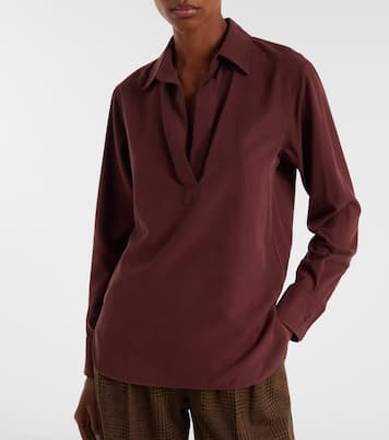 Blouse Mirko en crêpe de soie | Max Mara