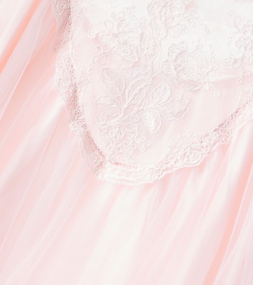 Lace-trimmed tulle dress | Petite Amalie  