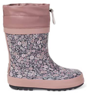 Floral rain boots | Wheat