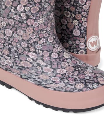 Floral rain boots | Wheat