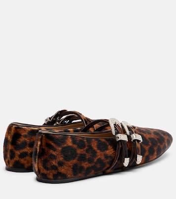 Claudia calf hair Mary Jane flats | Le Monde Béryl