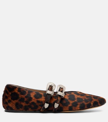 Claudia calf hair Mary Jane flats | Le Monde Béryl