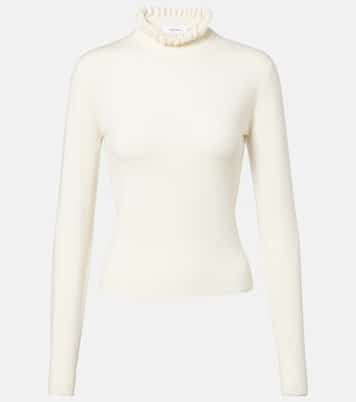 Jersey en mezcla de lana festoneado | McQueen