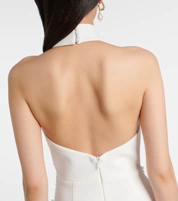 Bridal Xanthe floral-appliqué gown | Rebecca Vallance