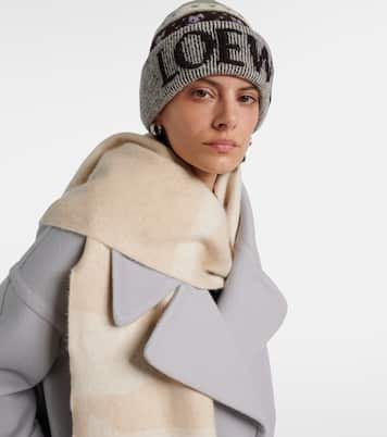 Logo wool-blend beanie | Loewe