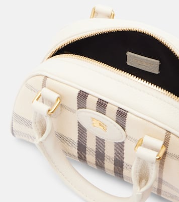 Highlands Small canvas top-handle bag | Burberry