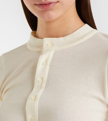 Cotton jersey Henley shirt | Polo Ralph Lauren