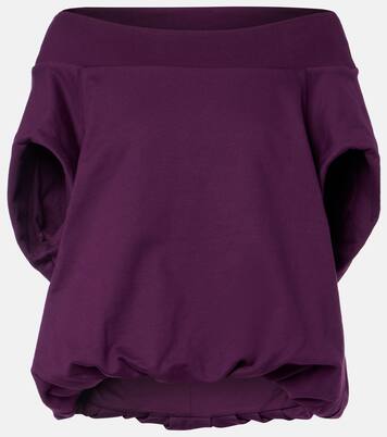 Cocoon cotton jersey sweatshirt | Dries Van Noten