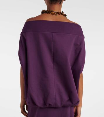 Cocoon cotton jersey sweatshirt | Dries Van Noten