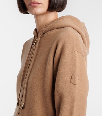 Wool and cashmere zip-up cardigan | Moncler