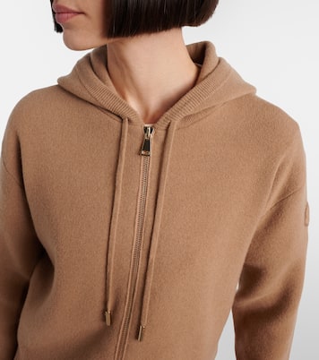 Wool and cashmere zip-up cardigan | Moncler