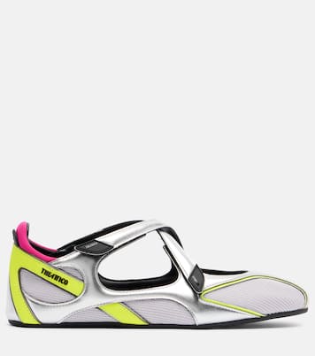 Floor01 metallic ballet flats | The Attico