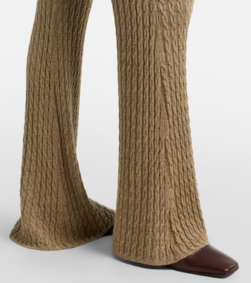 Bihar cashmere-blend flared pants | Loro Piana