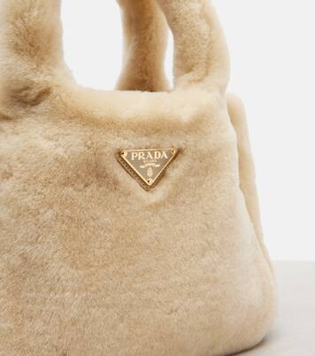 Tote Bag Mini aus Shearling | Prada
