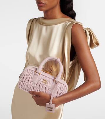 Tote Bag Arcadie Small aus Veloursleder | Miu Miu