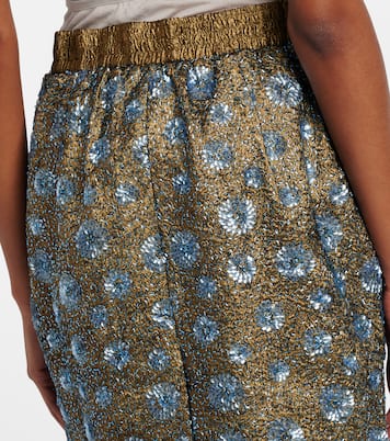 Floral sequined pencil skirt | Jacques Wei