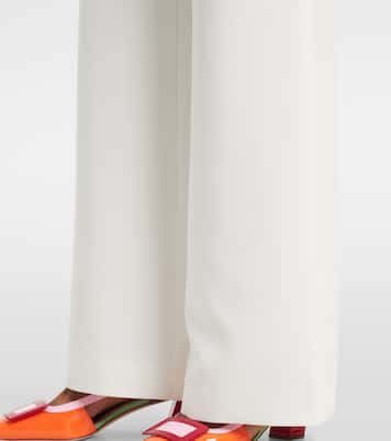 Weite Hose aus Crêpe | Roland Mouret