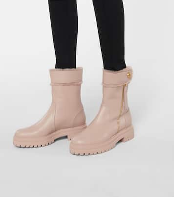 Montreal皮革及踝靴 | Gianvito Rossi