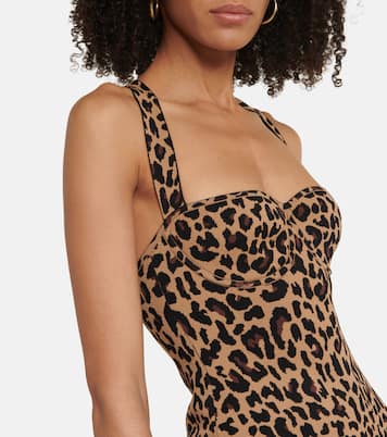 Vestido midi Diana en jacquard | Galvan