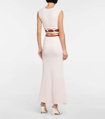 Low-rise cutout maxi skirt | Christopher Esber
