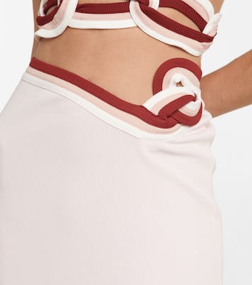 Low-rise cutout maxi skirt | Christopher Esber