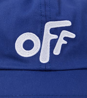 Logo cotton baseball cap | Off-White Kids