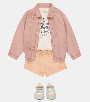 Hugo tie-dye cotton fleece shorts | The New Society