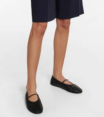 Leather ballet flats | The Row
