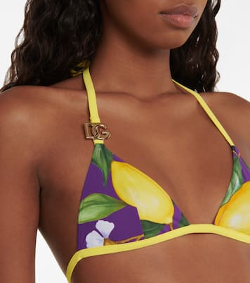 Printed triangle bikini | Dolce&Gabbana