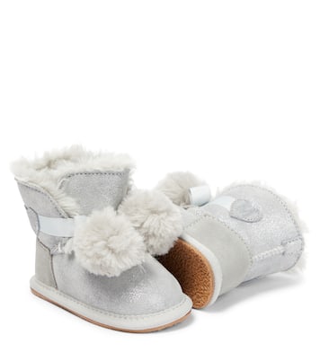 Bebé - botas de ante con pelo sintético | Monnalisa